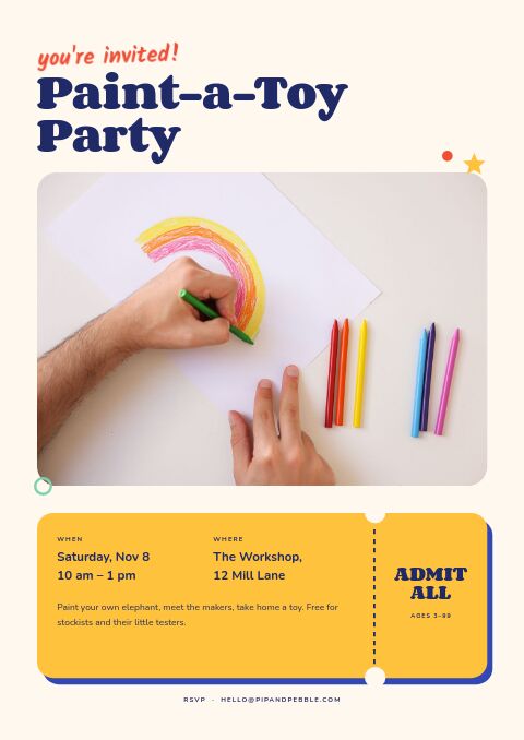 Kids & Toys — Event / Launch page