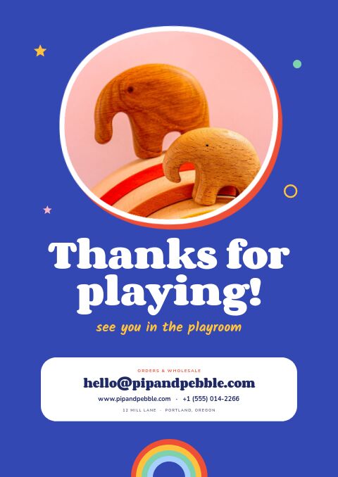 Kids & Toys — Back Cover page