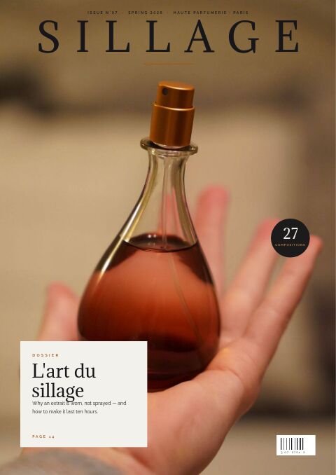 Perfume & Fragrance — Cover · magazine page