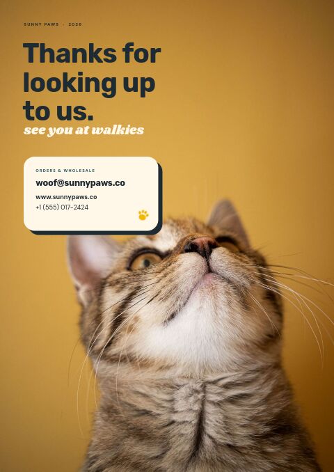 Pet Supplies — Back Cover page