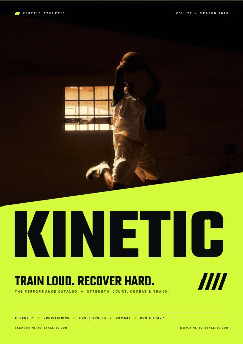 Sport e fitness — modello di catalogo