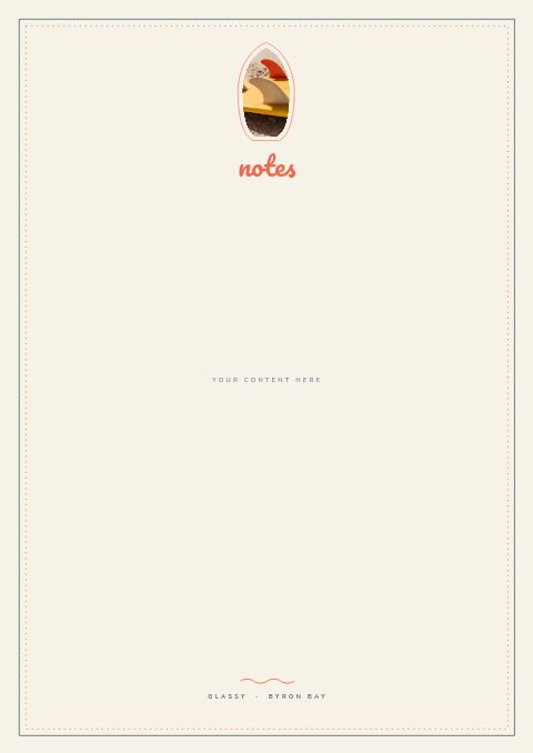 Surf & Beach — Framed Blank page
