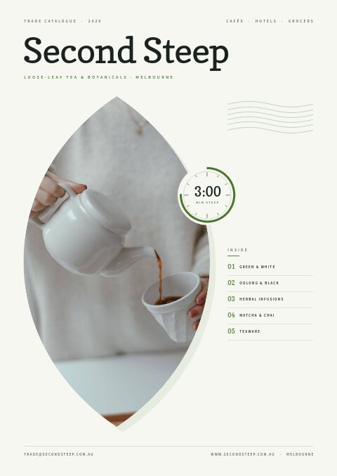 Tè e botanici — modello di catalogo