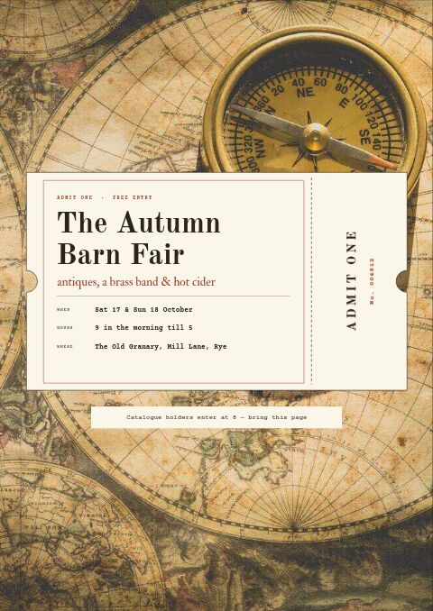 Vintage & Antiques — Event / Launch page