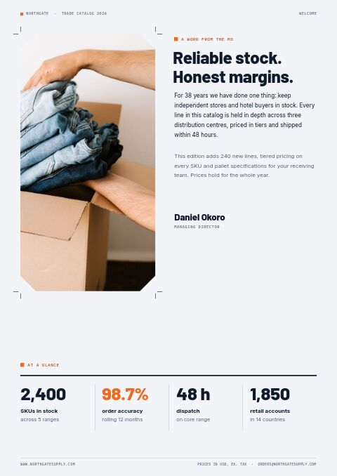 Wholesale / B2B — Welcome / About page