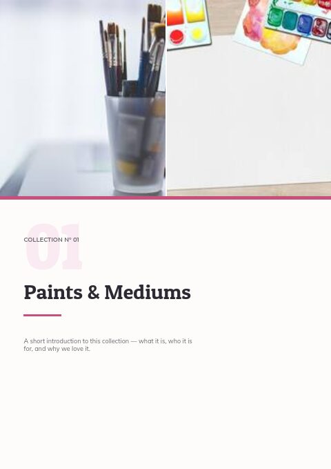 Arts & Crafts — Divider page