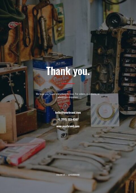 Automotive Parts — Back page page