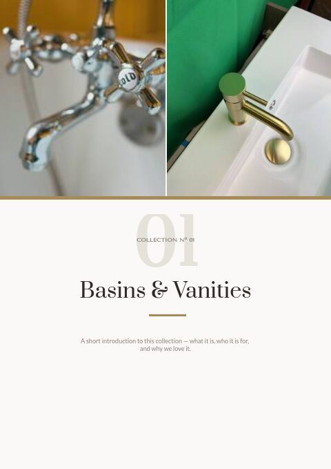 Bathroom Fixtures — Divider page