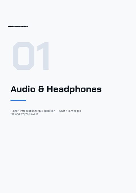 Electronics — Divider page