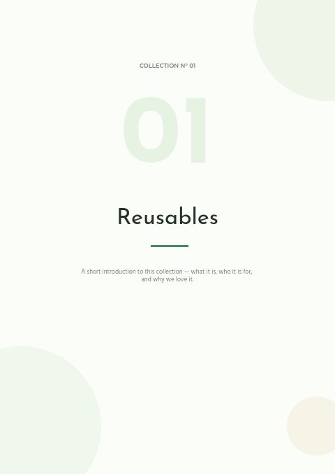 Eco-Friendly Products — Divider page