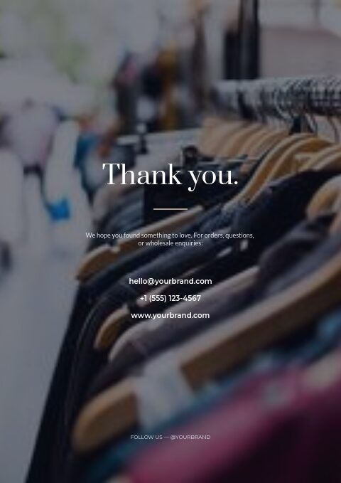 Fashion — Back page page