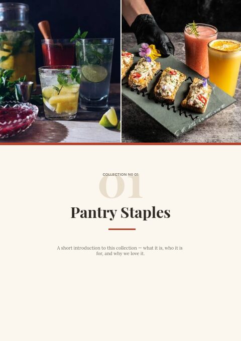 Food & Beverage — Divider page