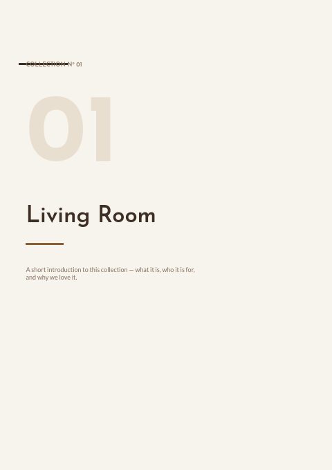 Furniture — Divider page