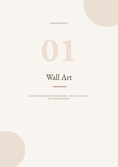 Home Decor — Divider page