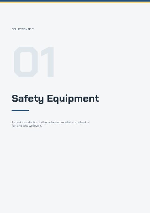 Industrial Supplies — Divider page