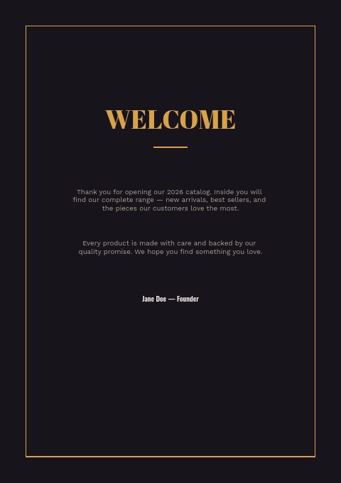 Music & Instruments — Welcome page