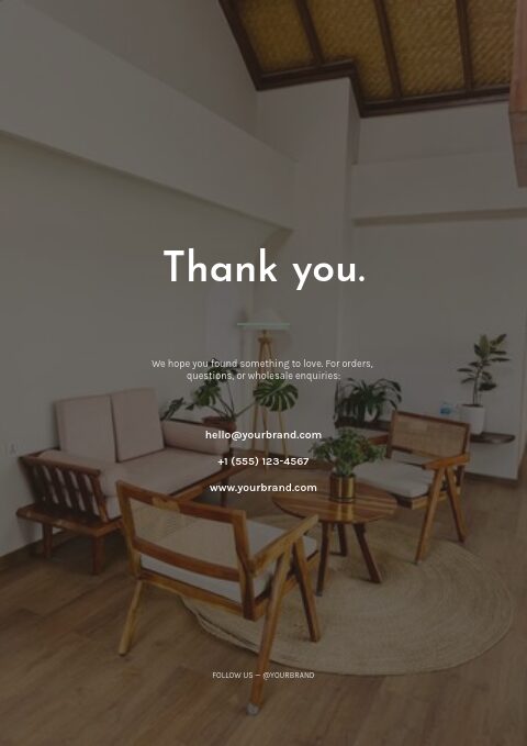 Nordic Interior — Back page page