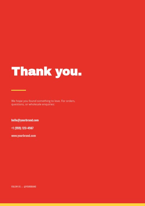Bold Retail — Back page page