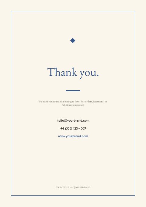 Religious Products — Back page page