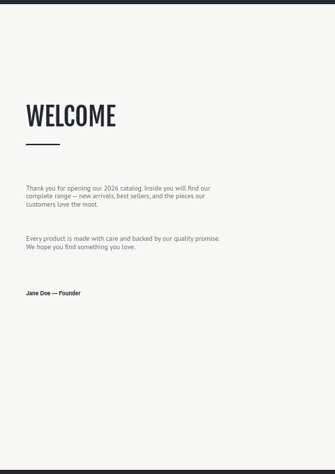 Safety Equipment — Welcome page