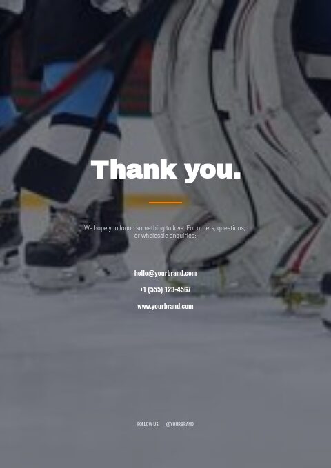 Sports & Outdoors — Back page page