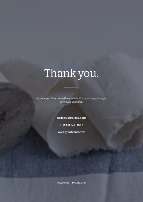 Textiles & Fabrics — Back page page