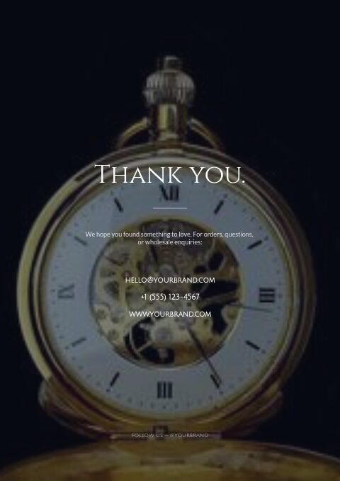 Watches — Back page page